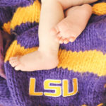 LSU Newborn baby photo