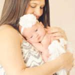 newborn baby with mom