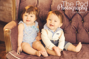 Twin-Portraits-Marina-Del-Rey-Styled-Vintage-Couch-Outfits-Accessories-The-Pod-Photography