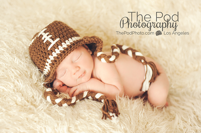 Football Newborn Outfit Football Inspired Baby Outfit 