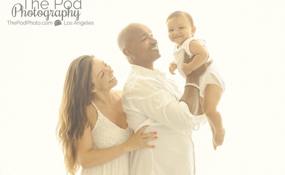 Brentwood Family Portrait - Los Angeles based photo studio, The Pod  Photography, specializing in maternity, newborn, baby, first birthday cake  smash and family pictures.