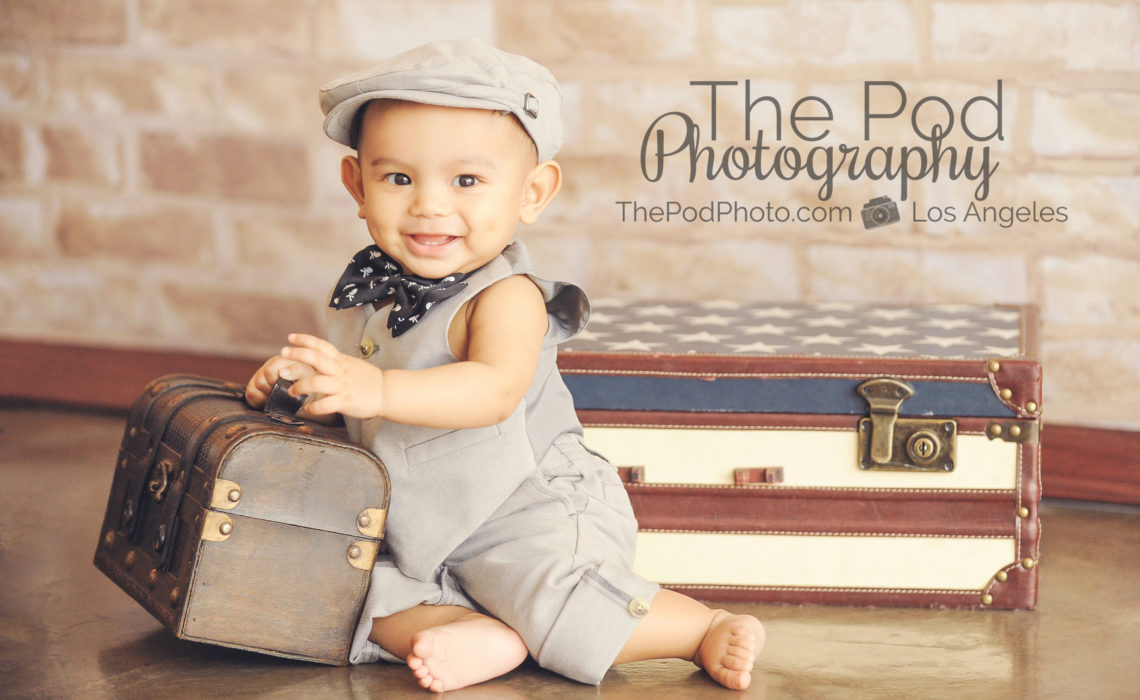 Newsboy Styled Seven Month Boy Session | Mar Vista Kids Photographer ...