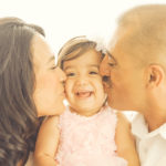 Best-Family-Portrait-Photographer-Kissing-Baby-On-Cheek-Smile-Smiling-Venice-Beach