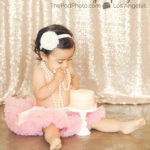Best-First-Birthday-Cake-Smash-Photographer-Los-Angeles-Portrait-Studio-Tutu-Pink-SmashCake-Susiecakes-Headband-Pearls-Sequins-Girly-Styling