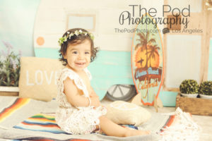 Bohemian-Camper-Set-Love-Peace-Music-Vintage-Beach-Summer-Baby-Kids-Photography-Studio-Santa-Monica-Surfer-Baby-Girl