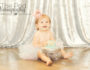 Best-First-Birthday-Cake-Smash-Photographer-Los-Angeles-SusieCakes-Teal-White-SIlver-Sequins-Pink-Tutu-Crown-Brentwood-Party