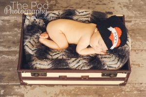mom hat newborn baby edgy rocker photo styling inspiration los angeles