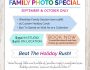 holiday card family photography promotion and special discounted price