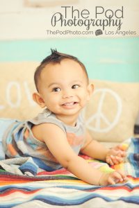 One-Year-Old-Baby-Boy-Portraits-Marina-Del-Rey-Beach-Setup-Studio-Peace-Love