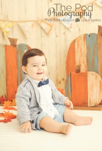 Halloween-Fall-Portraits-Pumpkin-Set-Baby-Boy-Los-Angeles-Photographer-Flags-Custom-Studio-Sets