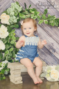 baby milestone portraits