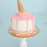top tier treats smash cake melting ice cream