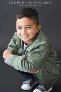 hollywood-kids-portraits-kneeling-in-jacket
