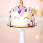 Unicorn-2-First-Birthday-Smash-Cake