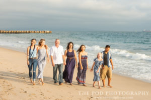 Los-Angeles-Family-and-Kids-Photography-Walking-On-Beach