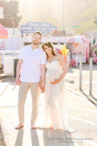 best pregnancy pictures malibu beach