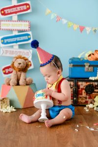 circus first birthday