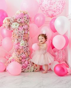 first birthday portraits