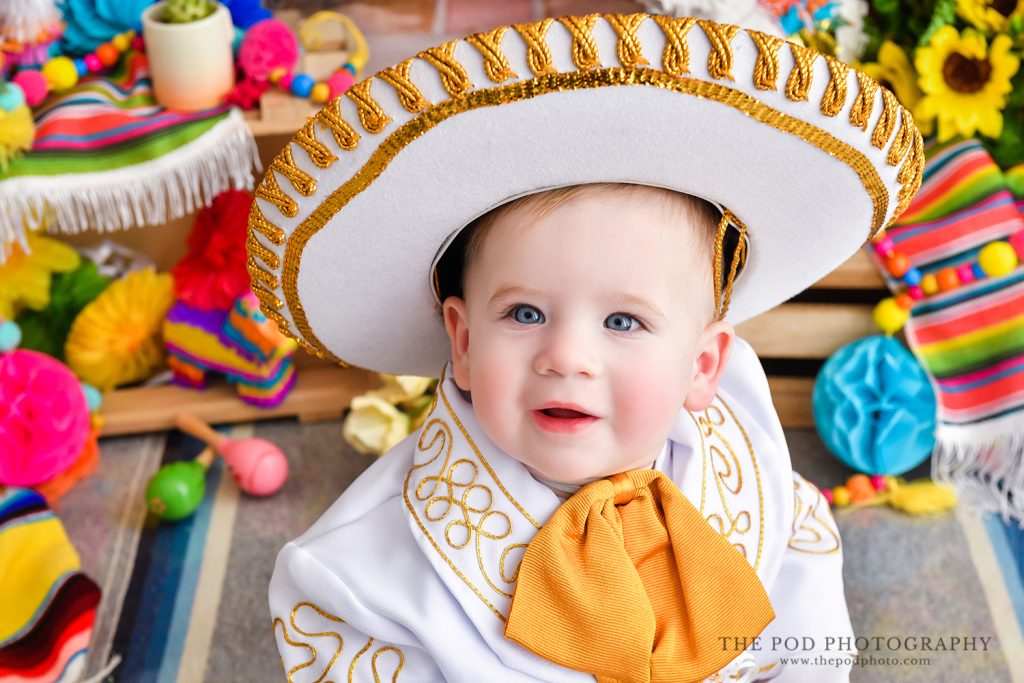 First Birthday Cake Smash and Splash Fiesta Themed Portrait Session - Los  Angeles based photo studio, The Pod Photography, specializing in maternity,  newborn, baby, first birthday cake smash and family pictures.