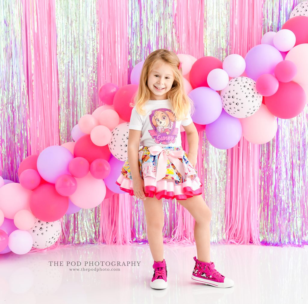 Birthday Girl Paw Patrol Skye 4th Birthday Toddler Kids Long