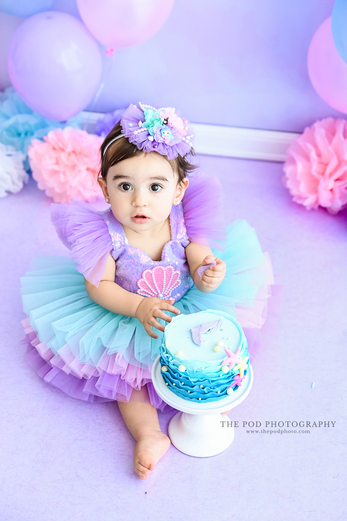 Mermaid 1st store birthday dress