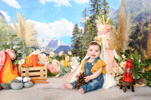 baby-girl-milestone-photography-7-months-sitting-up-santa-monica-pacific-northwest-camping