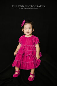 toddler-hot-pink-dress-family-portrait