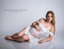 modern-maternity-photo-wet-hair-white-dress