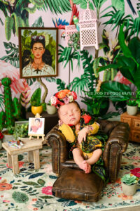 Custom-Newborn-Photography-Frida-Kahlo-Theme-Palos-Verdes